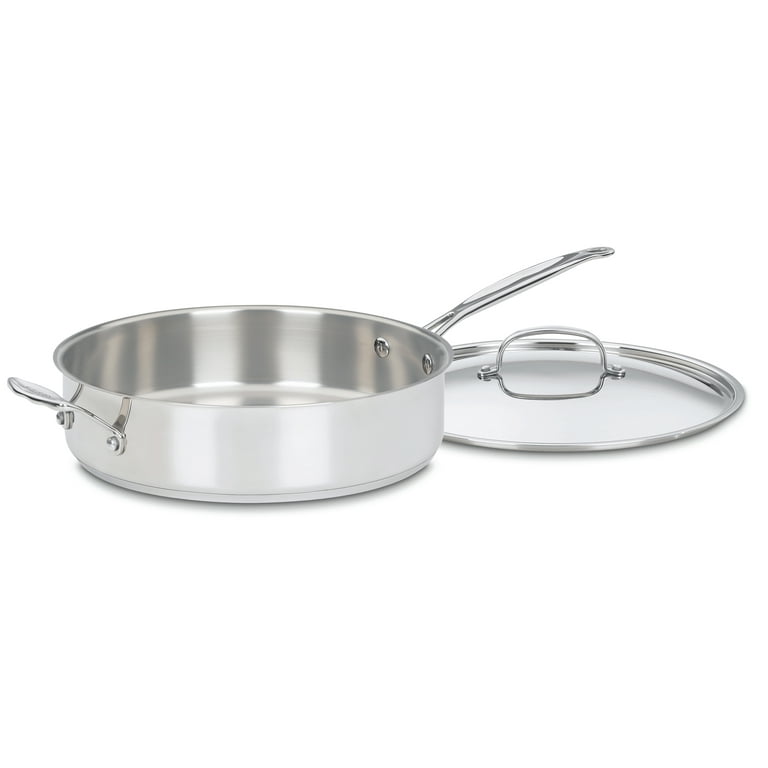 Cuisinart 633-24H Chef's Classic Non-Stick Hard Anodized 3.5-Qt. Sauté Pan  with Helper Handle and Cover 