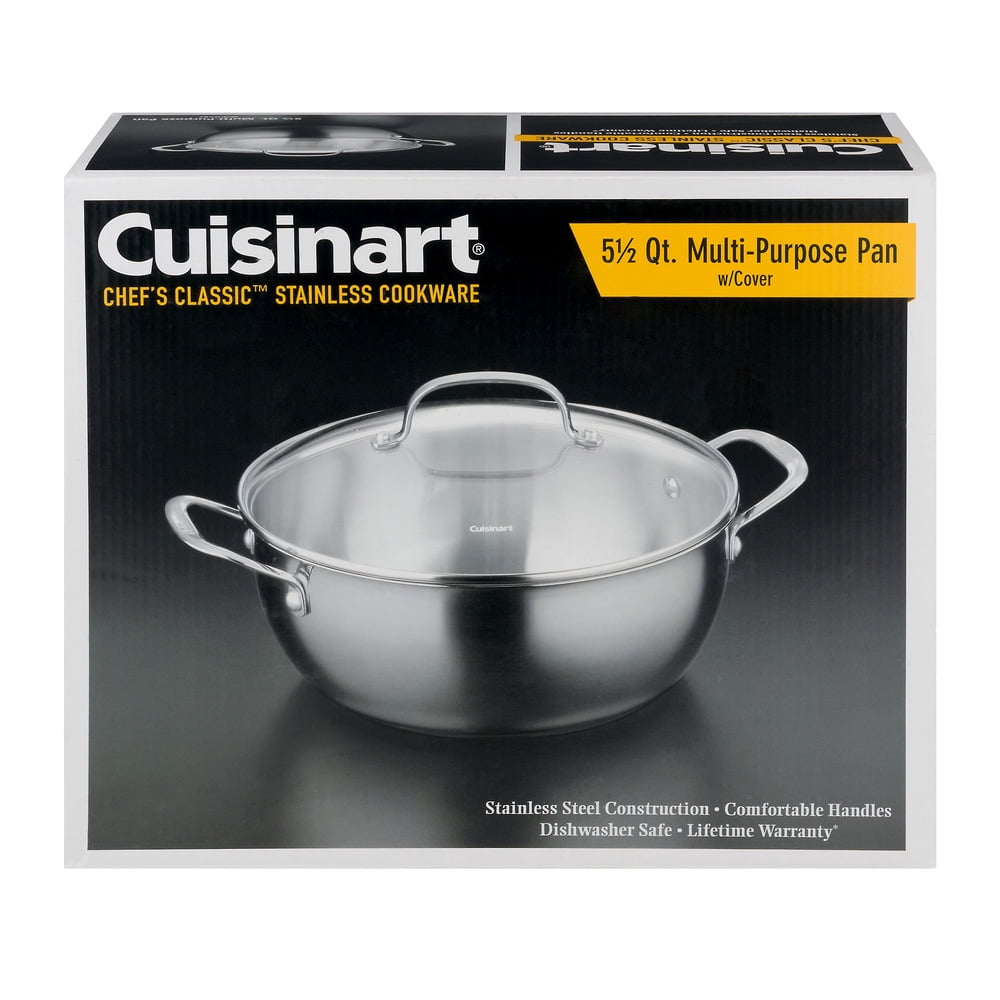 Cuisinart 5.5-Quart Silver Stainless Steel Multi-Purpose Pot