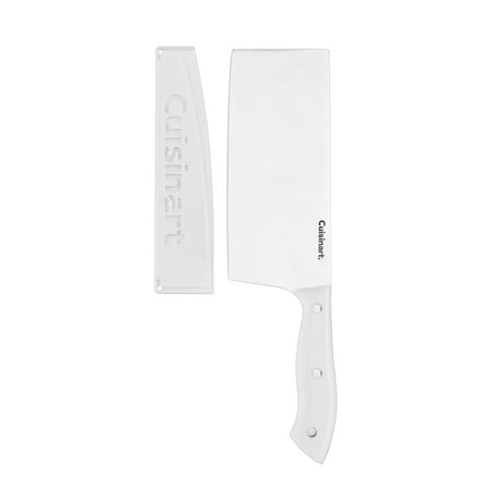 Cuisinart Classic 7" White Triple Rivet Cleaver Knife, CEW3R-CLV3