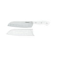 thumbnail interactive-video image 1 of Cuisinart Classic Triple Rivet Stainless Steel 7” Santoku Knife with Blade Guard, 1 of 7