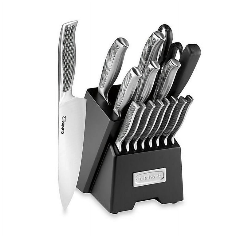 Cuisinart Classic Stainless Steel 17-Piece Knife Block Set