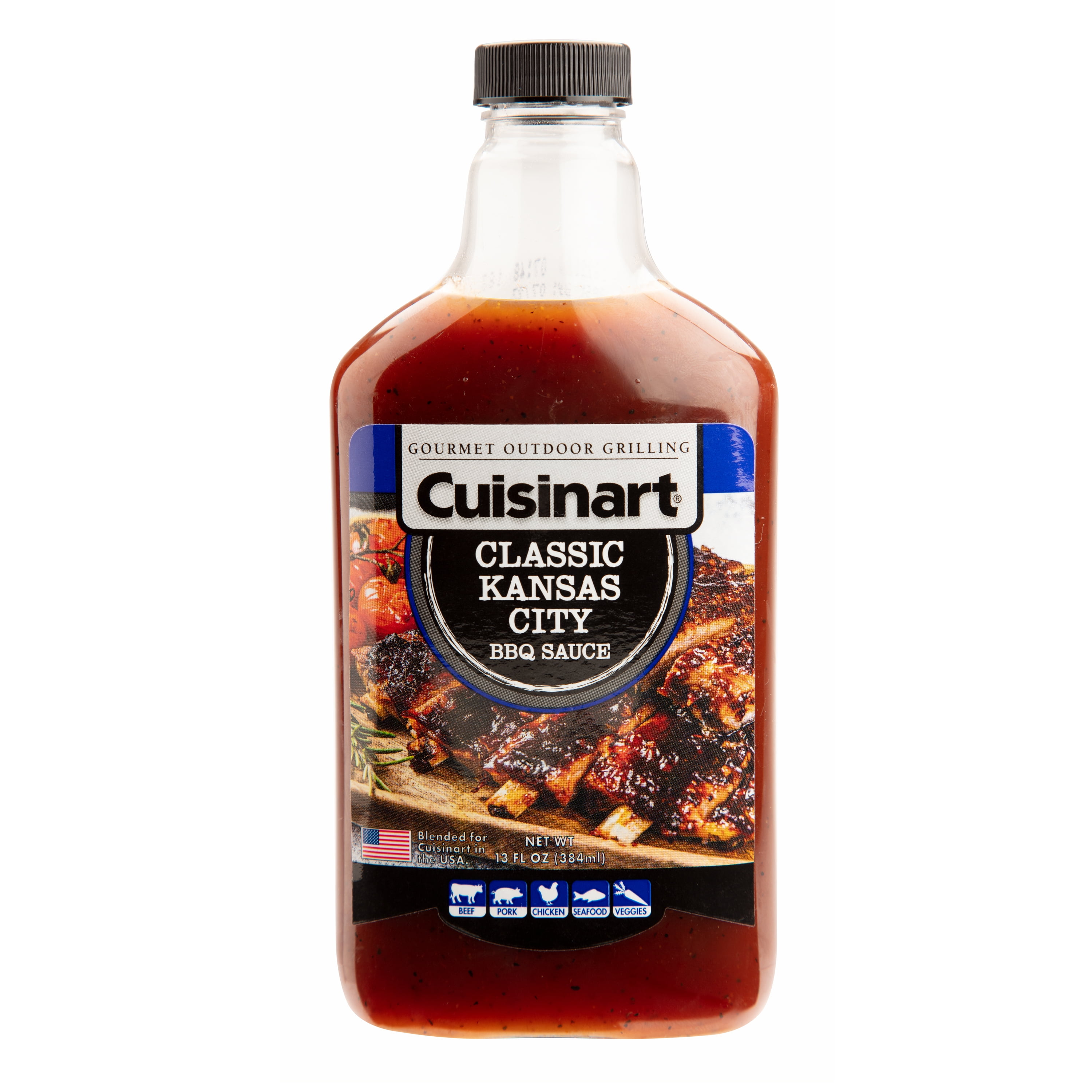 Cuisinart Classic Kansas City BBQ Sauce, 13oz Smoky, Sweet, Tangy