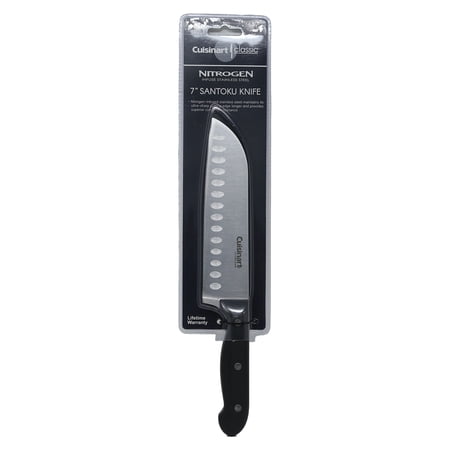 Cuisinart Classic Nitrogen Infused Santoku Knife 7" Full-tang Triple Rivet