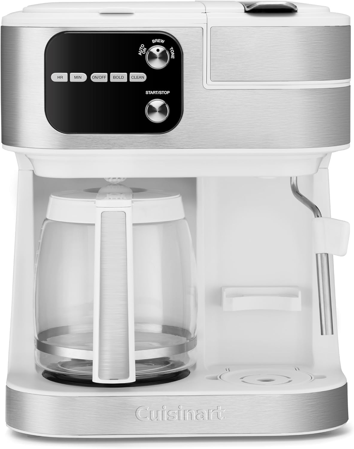 Cuisinart Coffee Maker Barista System Single-Serve Coffee Brewer, White