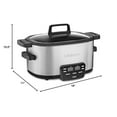 thumbnail image 1 of Cuisinart MSC-600 3-In-1 Cook Central 6-Quart Multi-Cooker: Slow Cooker, Brown/Saute, Steamer, 1 of 2