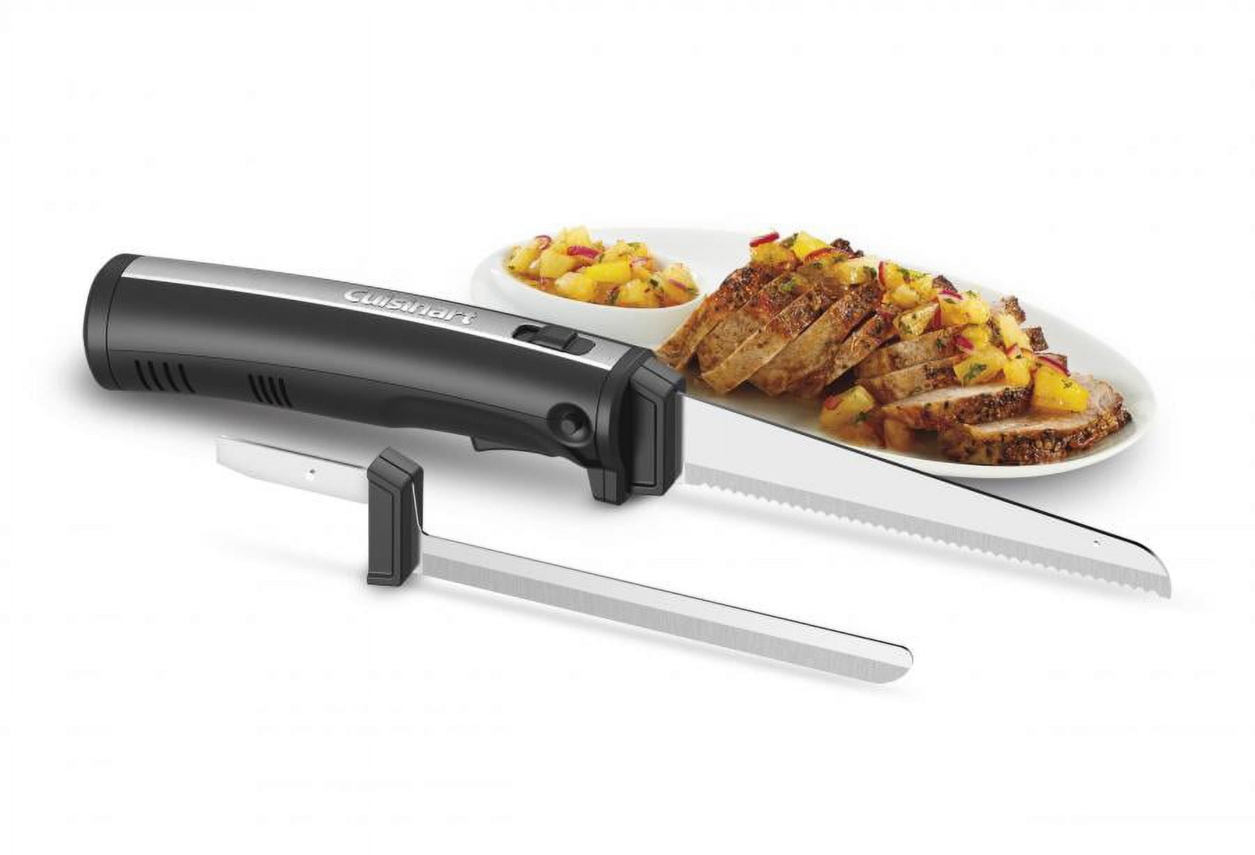 Cuisinart Cordless Electric Knife Set, Black Stainless