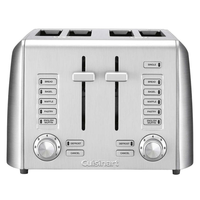 Cuisinart 4 Slice Wide Slot Toaster White - Office Depot