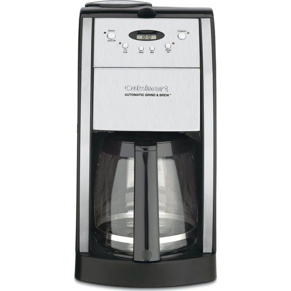 Cuisinart DGB-550BKP1 Automatic Coffeemaker Grind & Brew, 12-Cup Glass, Black