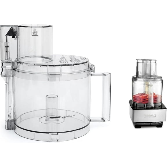 Cuisinart DLC-005AGTXT1 Replacement Food Processor Work Bowl & Cover Lid DFP-14NWBCT1  Fits All DFP-14 Models Only  OEM Part  Fits All Color Variations of the Pictured Model Only