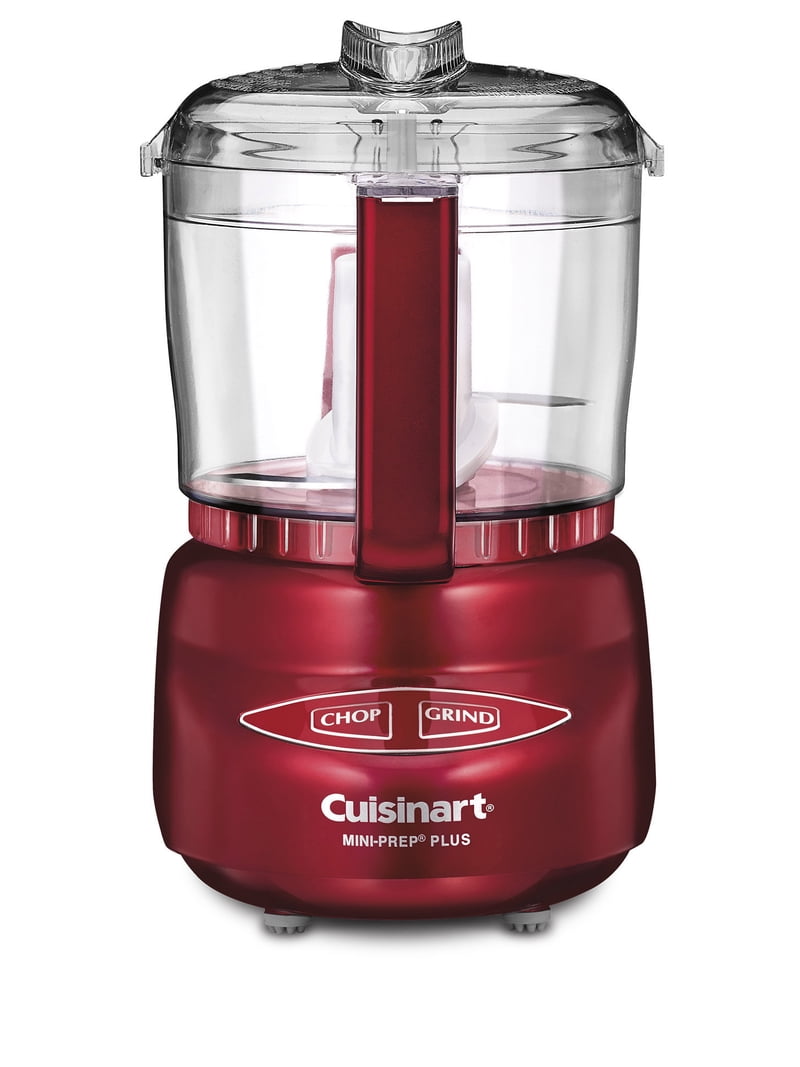 Cuisinart DLC-2AMR Mini-Prep Plus Processor, Metallic Red, 3-Cup