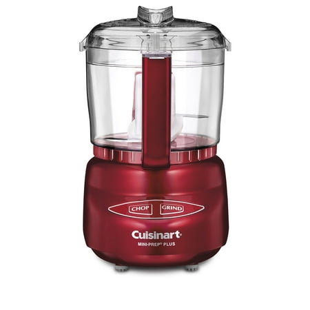 Cuisinart DLC-2AMR Mini-Prep Plus Processor, Metallic Red