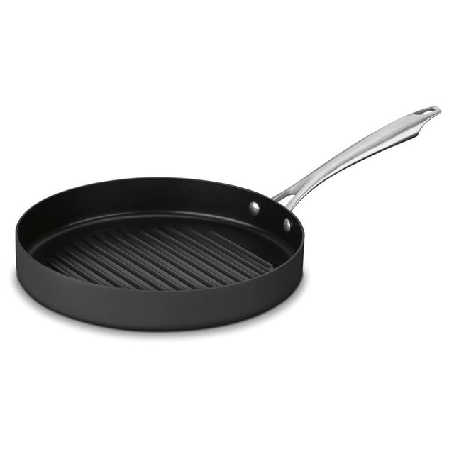 Cuisinart DishwasherSafe NonStick Hard Anodized 11" Round Grill Pan