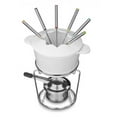 thumbnail image 1 of Cuisinart Enamel Cast Iron Fondue Set, White, 1 of 3