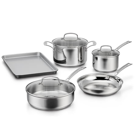 Cuisinart Advantage Pro Stainless Steel Cookware Set with Lids, 8-Piece