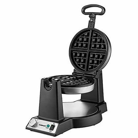 Cuisinart - Belgian 4 Triangle Waffles Flip Waffle Maker - Brushed Stainless Steel