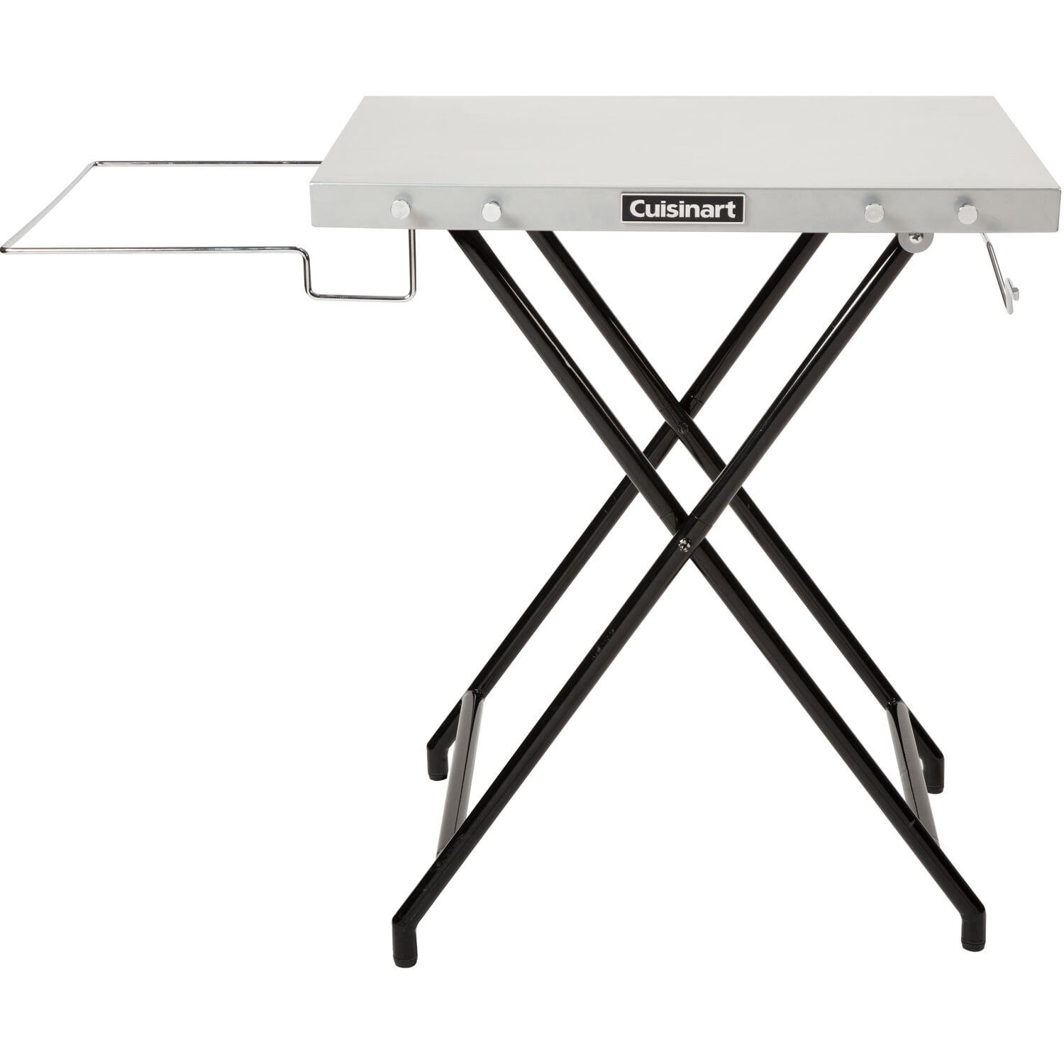 Portable Steel Folding Prep Table and Grill Stand