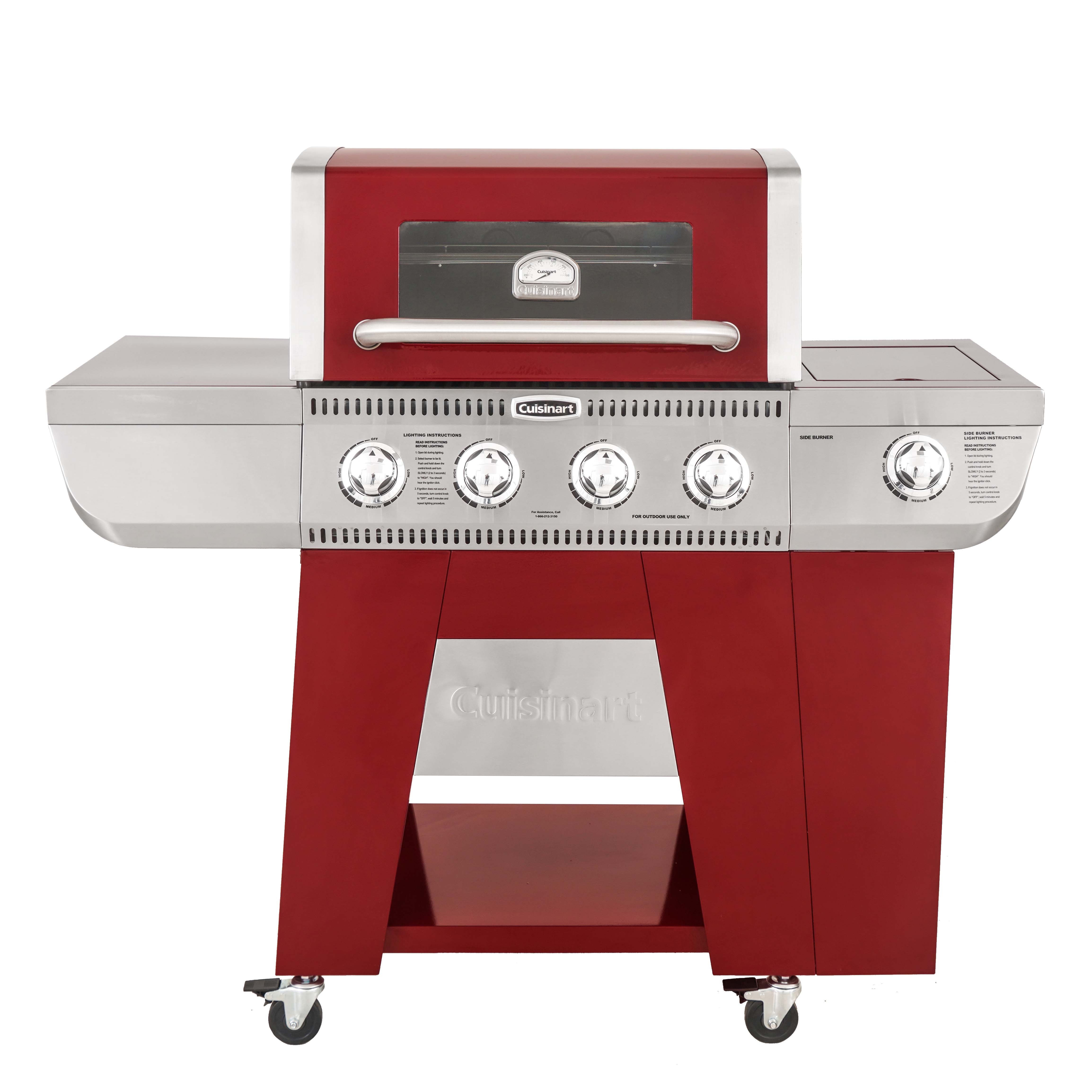 Cuisinart Four Burner Gas Grill with Dual Fuel Valves - image 1 of 12