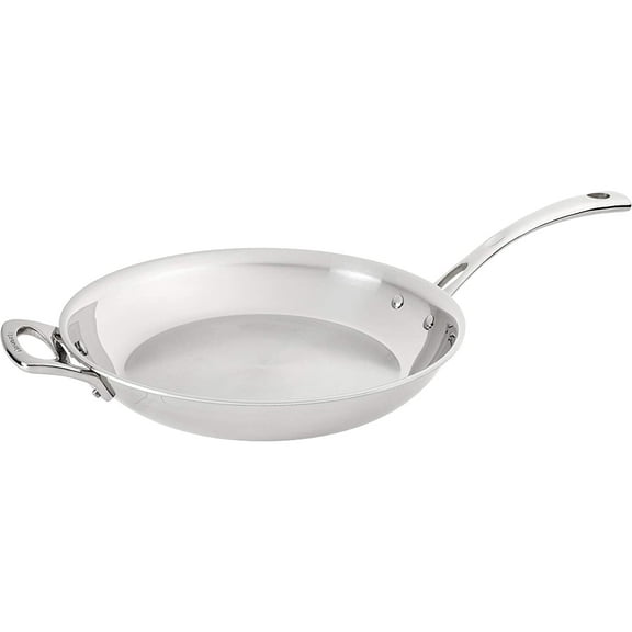 Cuisinart French Classic Tri-Ply Stainless 12-Inch Fry Pan with Helper