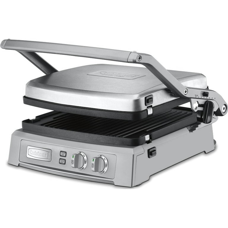 Cuisinart Deluxe Electric Grill with Removable Plates, Panini