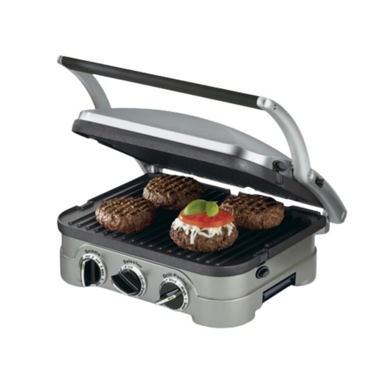 Cuisinart, Griddler Indoor Grill, GR-4NNAS, Stainless Steel