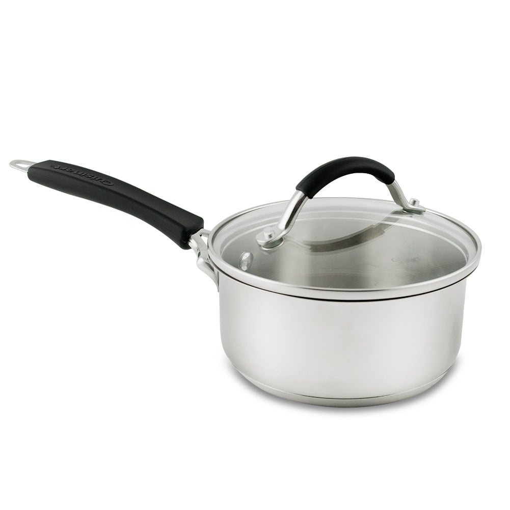  Cuisinart 719-18P Chef's Classic Stainless 2-Quart Saucepan  with Cover,Silver: Home & Kitchen