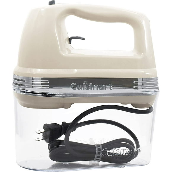 Cuisinart HM-90SCRM Power Advantage Plus 9-Speed Handheld Mixer with Storage Case, Cream