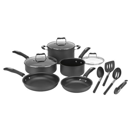 Cuisinart - 12 PC Cookware Set - Black