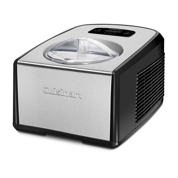 Cuisinart ICE-100 Compressor Ice Cream and Gelato Maker, Black Stainless