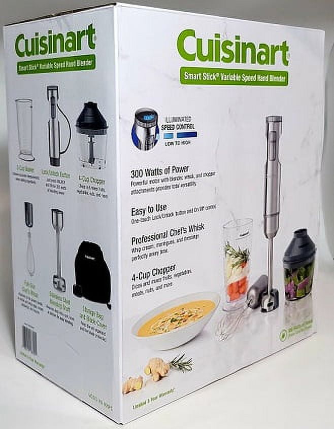 Cuisinart Smart Stick Variable Speed Hand Blender Whisk W/ Storage Case for  sale online