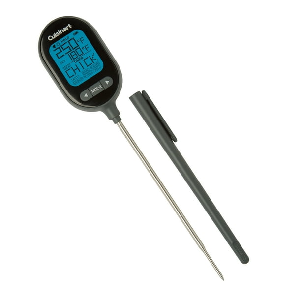 Cuisinart Instant Read Digital Meat Thermometer 5" Probe, Cover