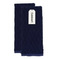 thumbnail image 1 of Cuisinart Kitchen Towels - Ultra Soft, Absorbent & - Premium / Cotton Fiber Blend - Navy Aura, Set of 2, 16" x 26" - Diamond Pattern, 1 of 7