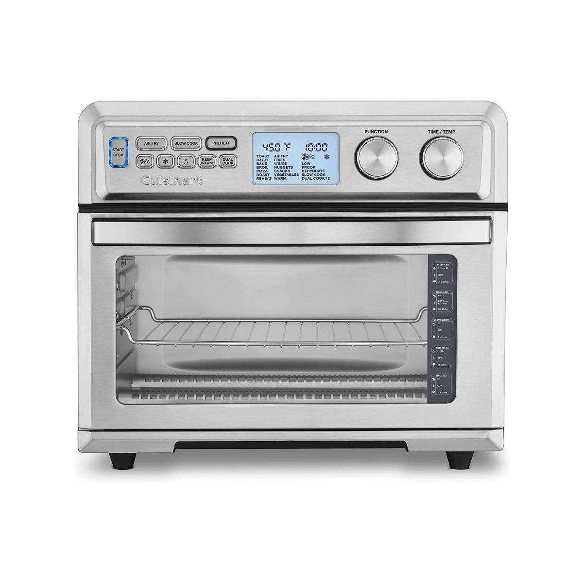 Cuisinart Large Digital AirFryer Convection Combo Toaster Oven Stainless Steel Walmart