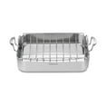 thumbnail image 1 of Cuisinart MCP11716BRP1 Multiclad Pro Triple Ply Stainless Cookware 16" Roasting Pan with Rack, 1 of 3