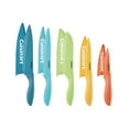 thumbnail image 1 of Cuisinart MULTI 10-Pc. Seaside Ceramic-Coated Knife Set, 1 of 4