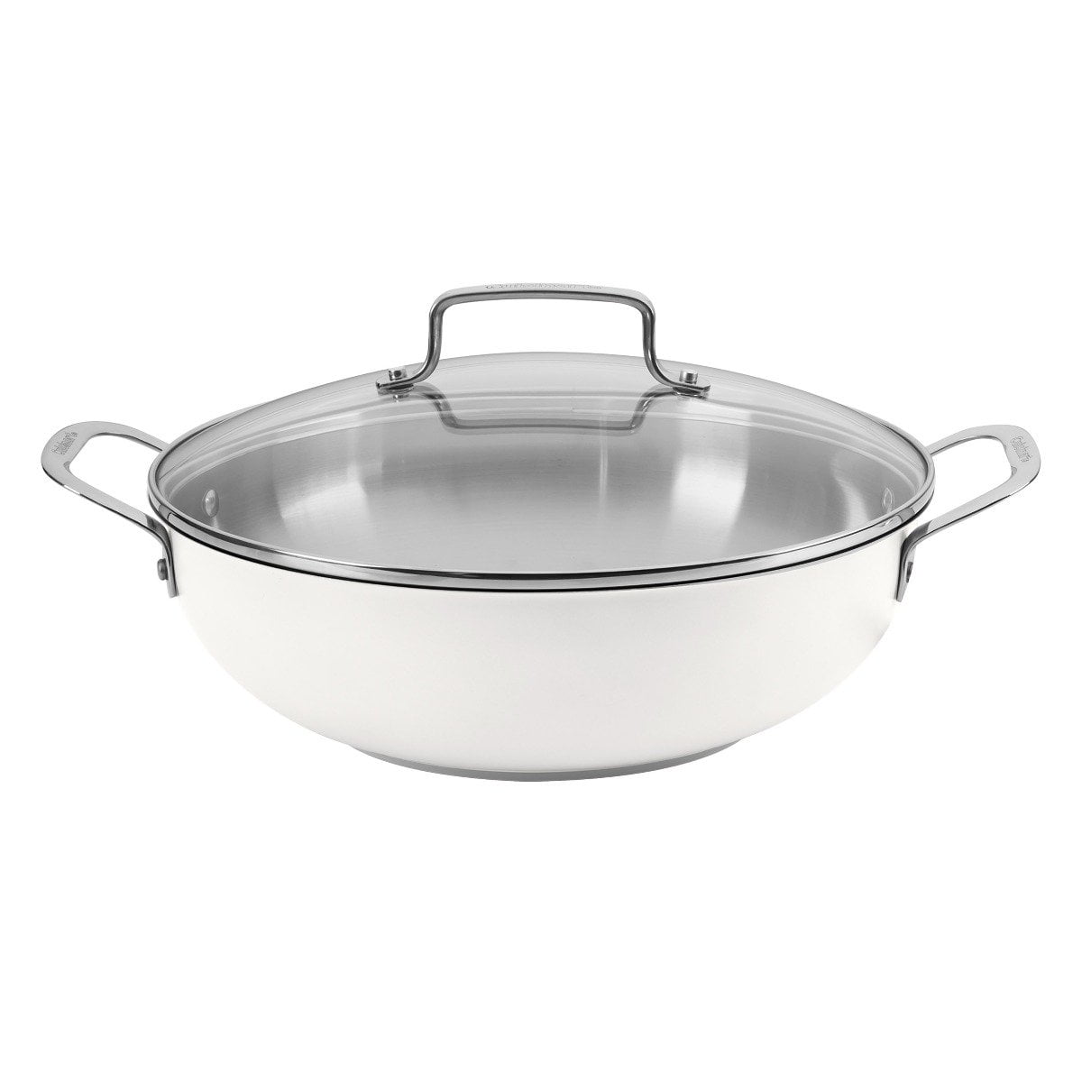 Cuisinart Classic 8qt Stainless Steel Stock Pot with Cover and Brushed Gold  Handles Matte White
