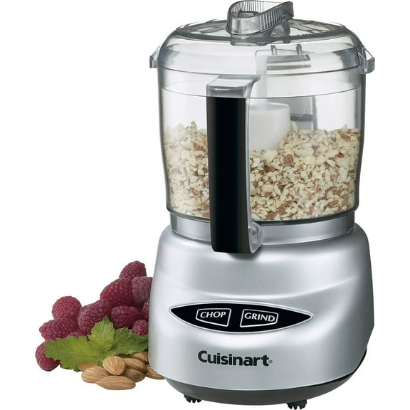 Cuisinart Mini-Prep Plus 3-Cup Food Chopper, Brushed Chrome