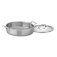 Cuisinart MultiClad Pro 13" Round 5.5 qt Stainless Steel Casserole Dishes, Dishwasher Safe