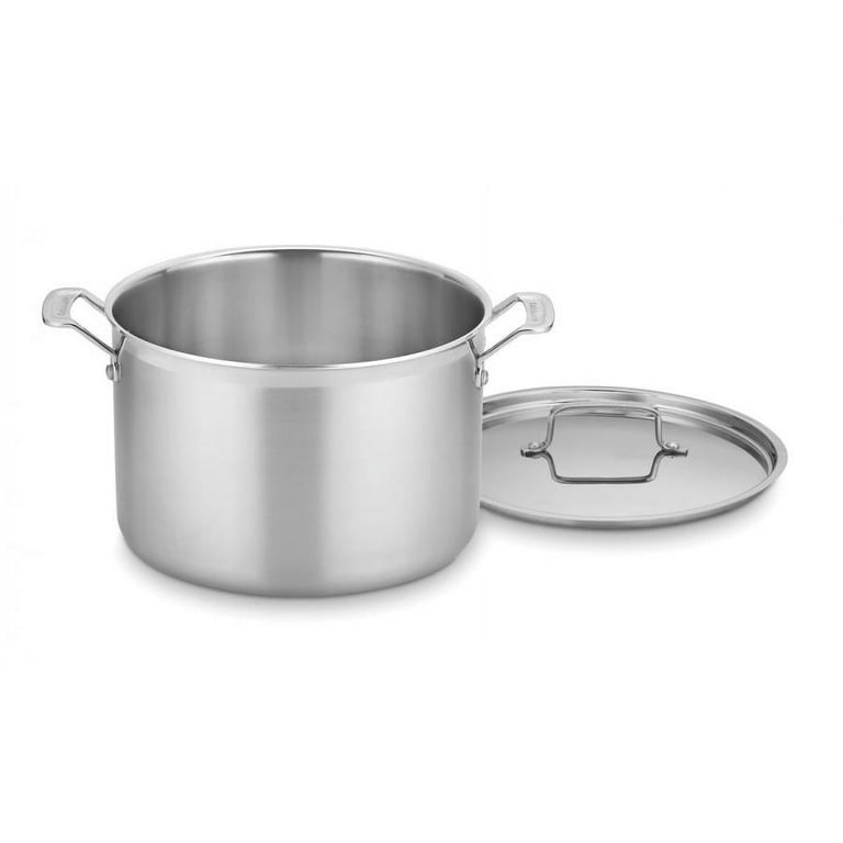 MultiClad Pro 12 qt. Stainless Steel Stock Pot with Lid MultiClad Pro 12 qt. Stainless Steel Stock Pot with Lid
