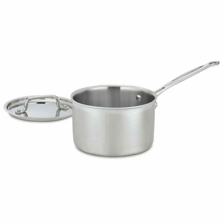 New Cuisinart MultiClad Pro 3-Ply Stainless Steel 8 Qt Stockpot  Professional