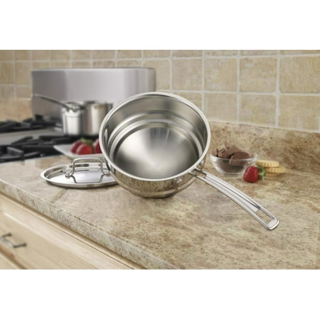 Cuisinart Multiclad Pro Tri-Ply Stainless Steel 20 Cm Universal Double Boiler W/Cover
