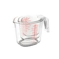 thumbnail image 1 of Cuisinart Nesting Liquid Measuring Cups, Clear, 3-Piece, CTG-00-3MC, 1 of 4