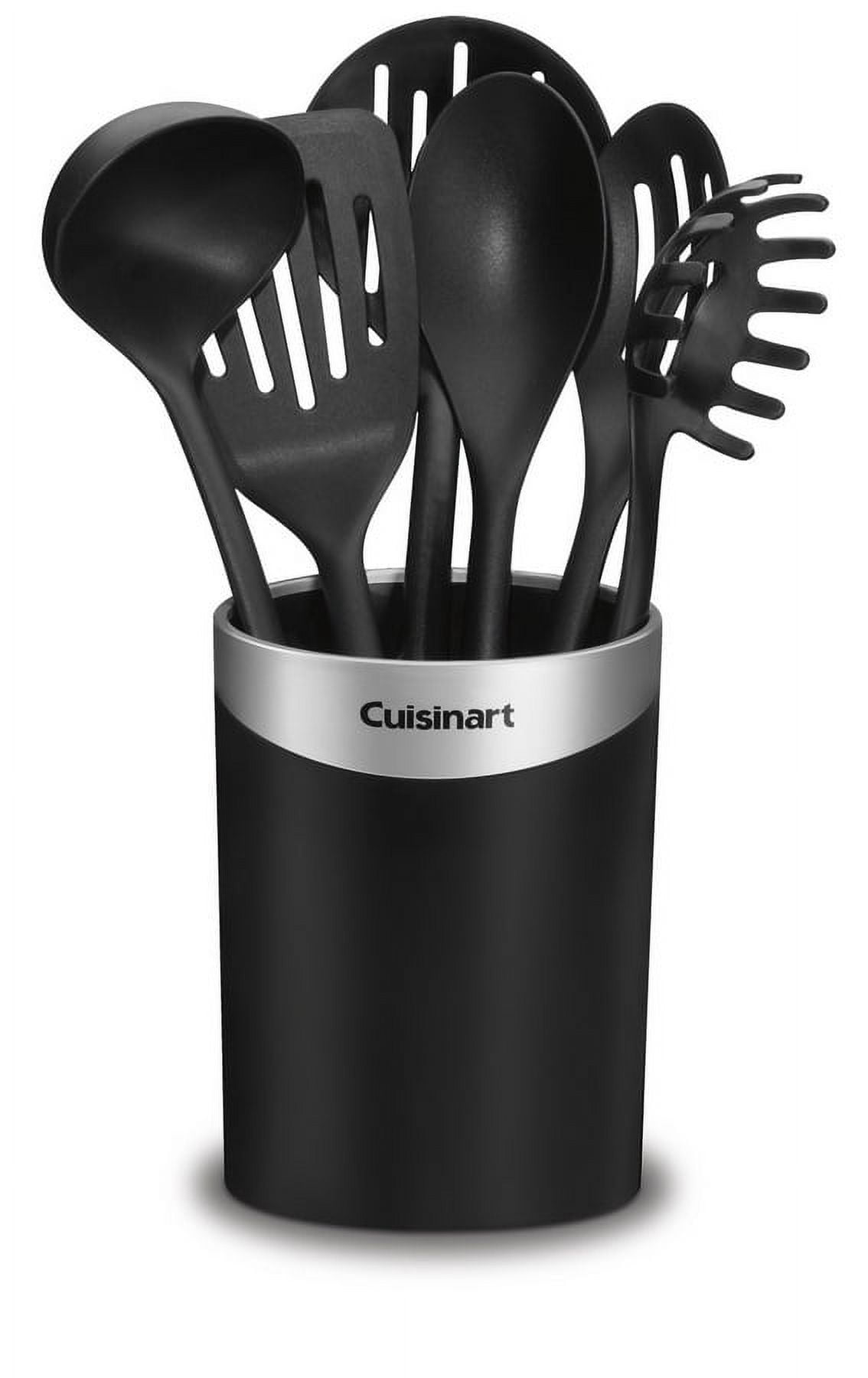 Cuisinart Curve Handle Slotted Spoon Black - SANE - Sewing and Housewares