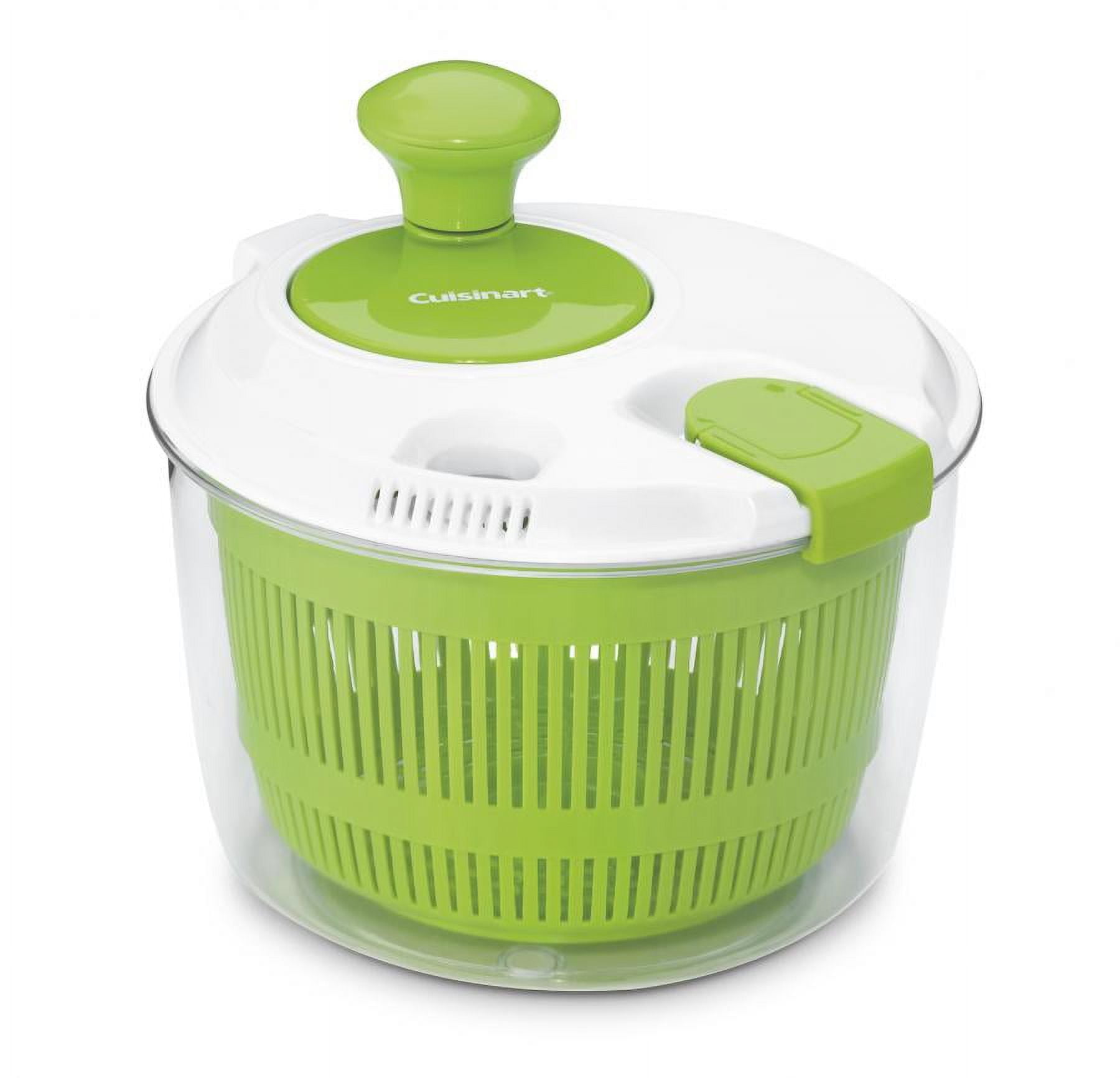 REVIEW Cuisinart 5-Quart Wash and Dry Salad Spinner, Clear Serving Bowl,  Non Skid Bottom 