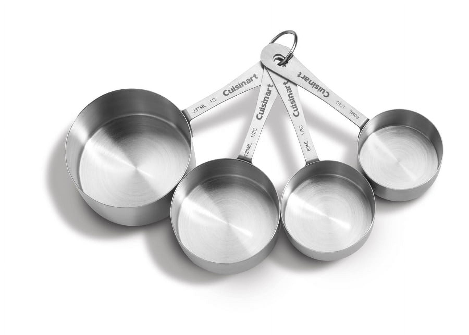 All-Clad Stainless Steel 3 pc Measuring Cup Set 1/2C 1/3 1C
