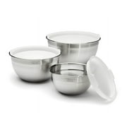 Cuisinart Non-Handled Stainless Steel Mixing Bowls with Lids