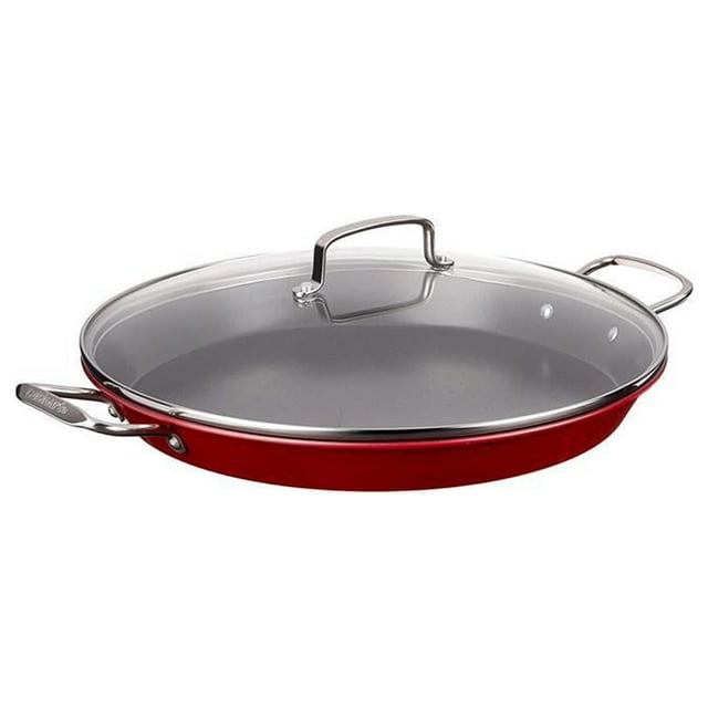Cuisinart NonStick 15" Paella Pan with Glass Lid