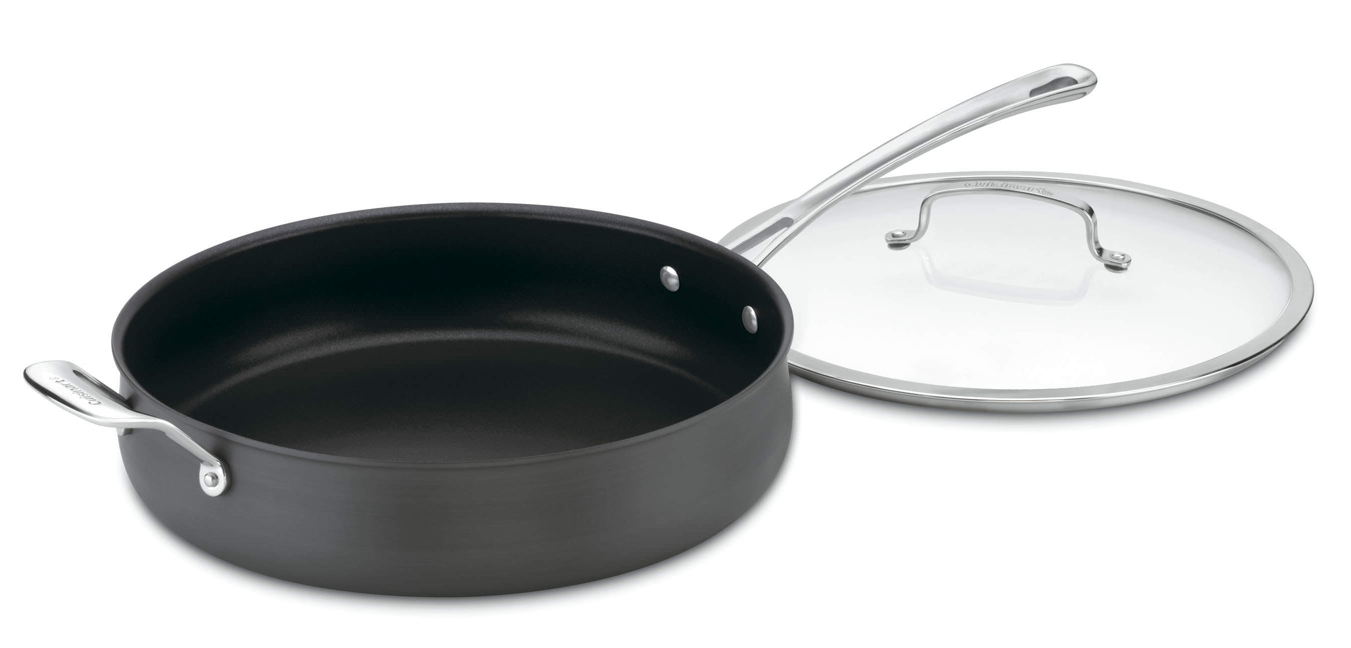 Anolon Titanium 5-qt Covered Saute Pan with Helper Handle 