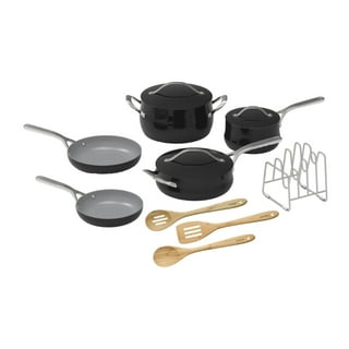 Cuisinart 11-Piece Nonstick Cookware Set, Black, 55-11BK