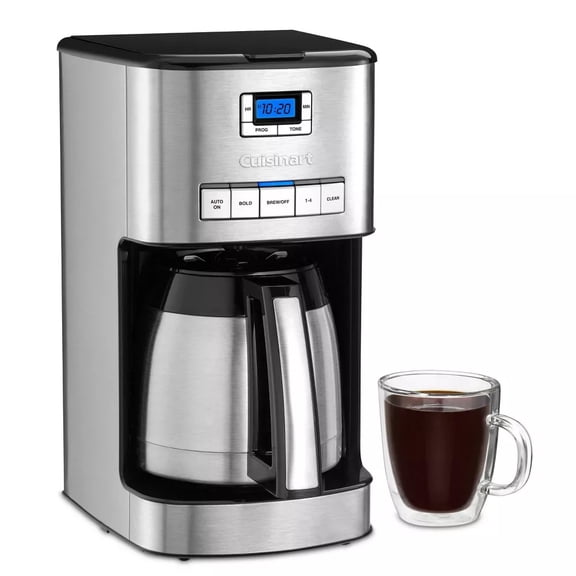 Cuisinart PerfecTemp 12-Cup Programmable Thermal Coffee Maker, Stainless Steel