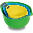 thumbnail image 1 of Cuisinart Plastic Set of 3 BPA-free Mixing Bowls, Multicolored, 1 of 2